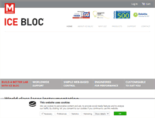 Tablet Screenshot of icebloc.com